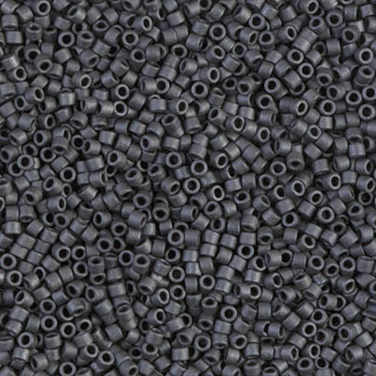 Miyuki Delica Bead 11/0, DB0306, Matte Metallic Slate, 5 grams